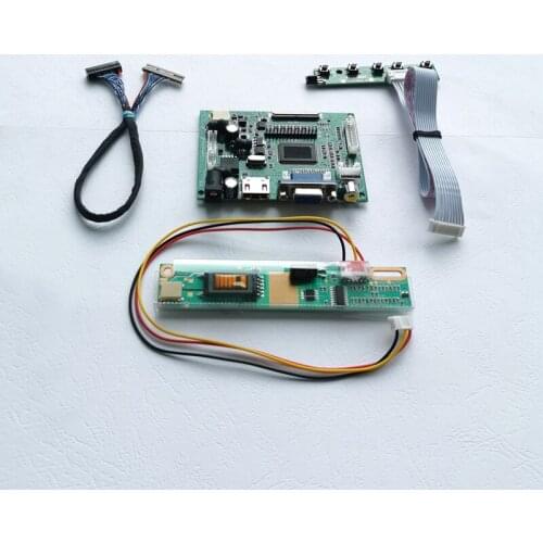 For N121X4/N121X5 12.1" 1024*768 laptop screen 1CCFL inverter VGA 2AV LVDS 20-Pin LCD screen controller drive board DIY set