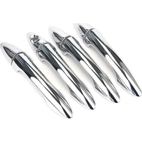 ABS Chrome Door Handle Cover Trim For Hyundai SOLARIS VERNA i25 Accent 2011 2012