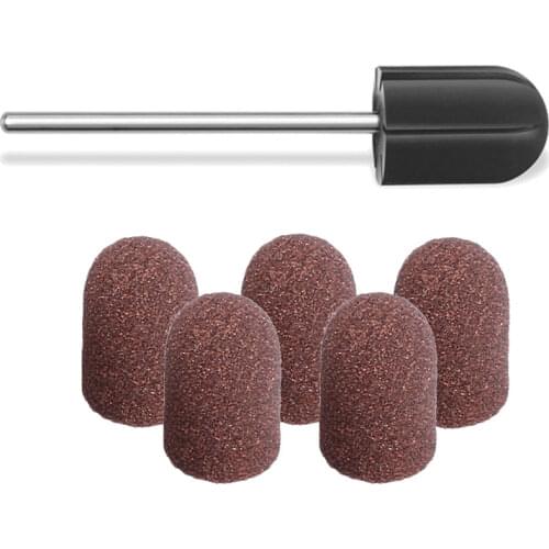 Grinding Cap Holder Used with Cylindrical Grinding Caps for Impression and Earmold 5 Caps with One Holder