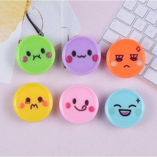 20pcs/lot Kawaii Resin expression Flat back Cabochon For Scrapbooking Mobile Case DIY Embellishments Decoration