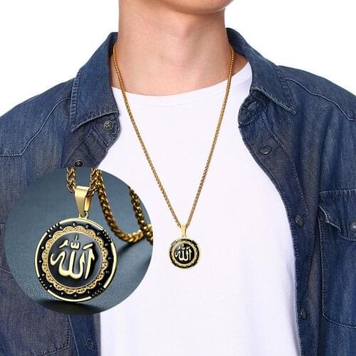 Cuban Round Stainless Steel Necklaces For Men And Women Gold And Silver Colour Fashion Jewelry Gift For Friend