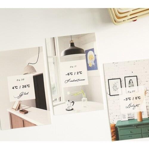 Multi-use 5.2*8cm 54pcs Mini Card this moment always in mind print Scrapbooking party invitation DIY Decor gift party card