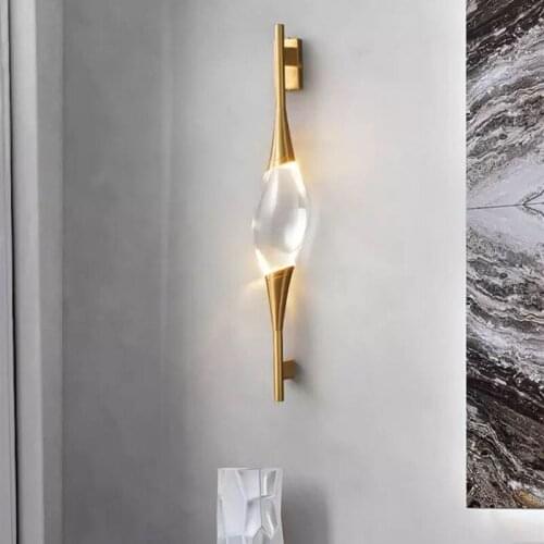 IL Pezzo 12 Wall Sconce Postmodern crystal wall sconce minimalist decoration hotel living room bedroom bedside indoor wall lamp
