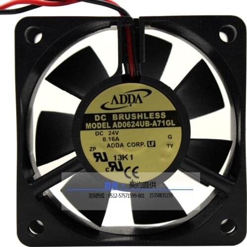 NEW ADDA 6025 24V 6CM AD0624UB-A71GL DC frequency cooling fan