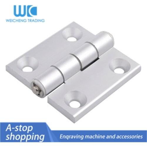 Aluminium profile cabinet door hinge 20/30/40 thickened heavy-duty 180 degree casement folding power distribution cabinet hinge