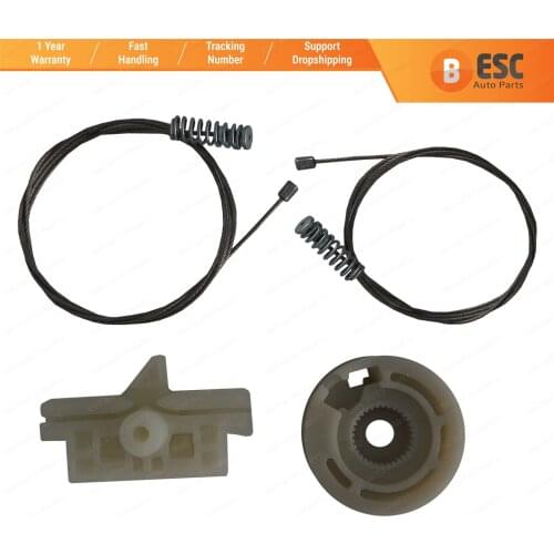 ESC Auto Parts EWR925 Window Regulator Repair Kit Front Right for Fiat Fiorino Citroen Nemo Peugeot Bipper 2008-ON fast Shipment