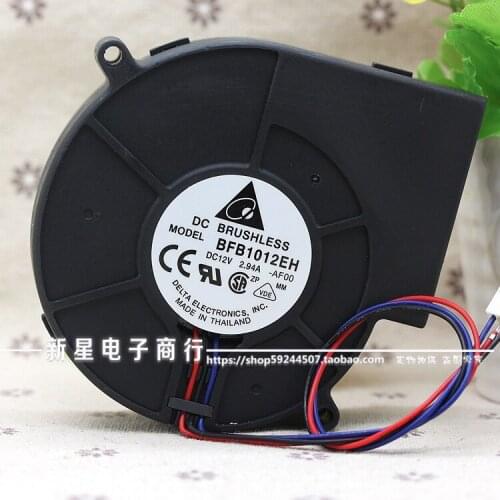 Delta Electronics BFB1012EH AF00 Server Cooling Fan DC 12V 2.94A 97x97x33mm 3-wire