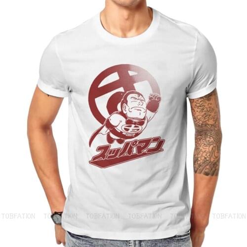 Suppaman Men TShirt Dr Slump Arale Pengin Senbei Manga Crewneck Short Sleeve Fabric T Shirt Humor Top Quality Gift Idea