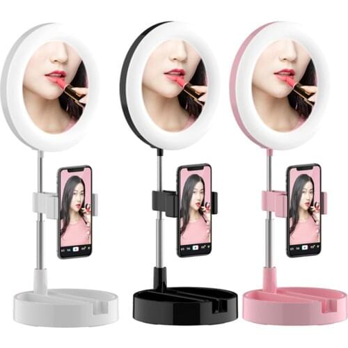 LED Fill Light Ring Lamp To Make TikTok Desktop Photography Light LED Selfie Flash RingLight For Makeup Video Live Streaming