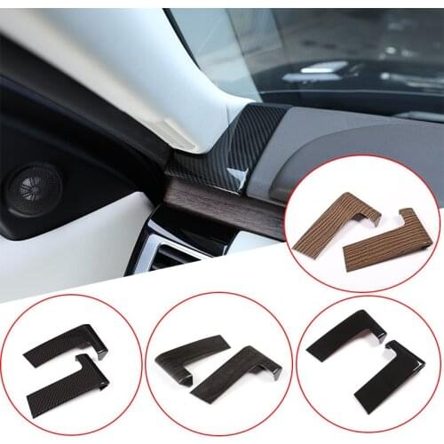 Sands Wood Grain For Land Rover Discovery 5 LR5 L462 2017-18 Interior Dashboard Decoration Cover Trim For Range Rover Sport 2018