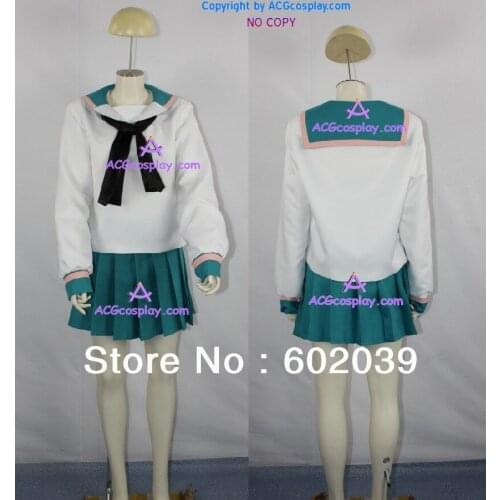 A Channel girl Uniform Cosplay Costume school uniform girl skirt