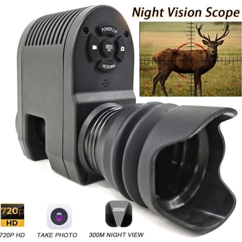 Integrated Design Megaorei3 Night Vision Scope for Rifle Optical Sight Telescope Hunting Camera NV007 Can Take Photo and Video