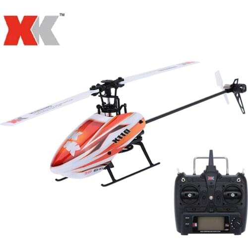 Wltoys XK K110 6CH 3D 6G System Remote Control Brushless Motor RC Helicopter Toy With Transmitter Compatible With FUTABA S-FHSS