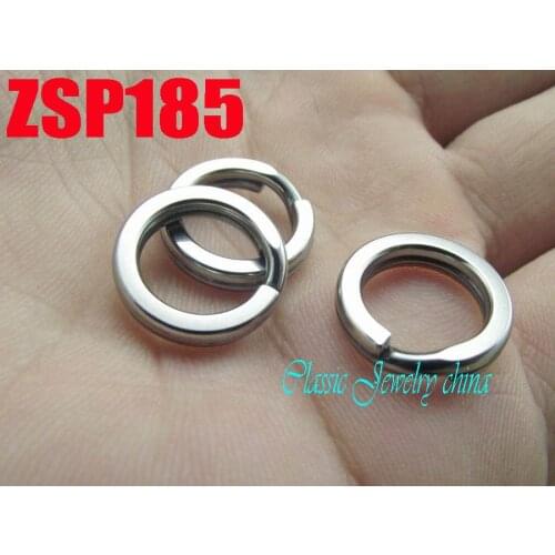 14mm stainless steel key-ring Key Chain jewelry DIY accessories parts 100pcs ZSP185