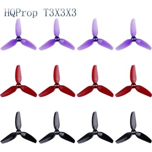 20pcs High Quality HQ T3X3X3 3030 3inch 3 blade/tri-blade propeller compatible Tachyon 1408S for FPV RC Racing drone frame kit