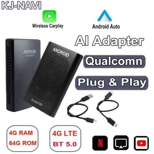 4G+64G For Apple Carplay AI Box TV Box Plug and Play Auto Car Entertainment System For Benz A Benz R Ben SLC Ben SL