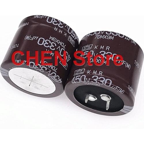 4PCS NEW Japan NIPPON KMR 450V330UF 35X30MM brown CHEMI-CON electrolytic Capacitor 330uF/450V NCC 330UF 450V