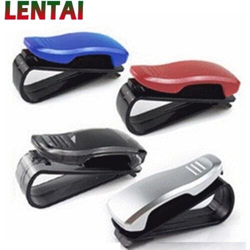 LENTAI For Hyundai solaris i30 tucson 2017 ix35 accent Suzuki swift grand vitara Abarth 1Pc Auto Car glasses folder Paper clip