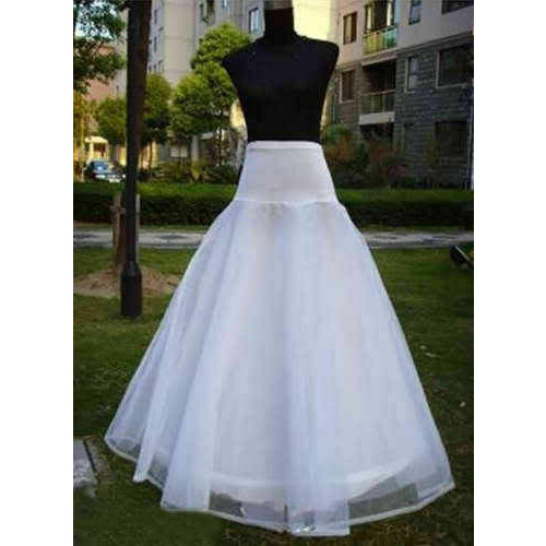 White A-Line 1-Hoop Wedding Dress Underskirt Petticoat Hot selling Fashion Style