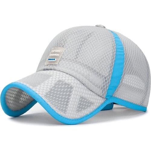 Summer Mesh Sport Kids Hats Boys Girls Baseball Caps Children Sunscreen Sun Hat Kids Visor Snapback Baseball Cap Gorras