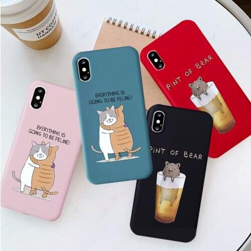 Everything Is Going To Be Fine Quote Phone Case for IPhone X 7 7s 6 6s 8 Plus Xs XR 11 Pro Max Soft Silcone Cover