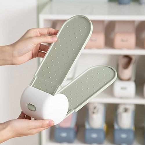 Dual-Layer Shoe Rack Bracket Adjustable Dust Proof Home Shoe Storage Organizer Stand Storage Rack Accessories XH8Z