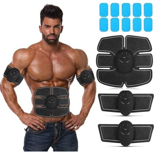 Electric Muscle Stimulator ems Wireless Buttocks Hip Trainer Abdominal ABS Stimulator Fitness Body Slimming Massager
