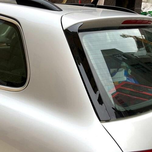 Glossy Black Rear Window Side Spoiler Wing Canard For VW for Touareg 2011 2012 2013 2014 2015-2017 Car-styling Auto Accessories