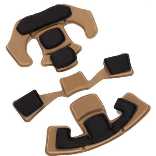 Memory Foam Tactical Pad Replacement Airsoft Helmet Pads 33PCS/Set Cushion Liners Protective Mat for ACH MICH Team Wendy FMA EXF