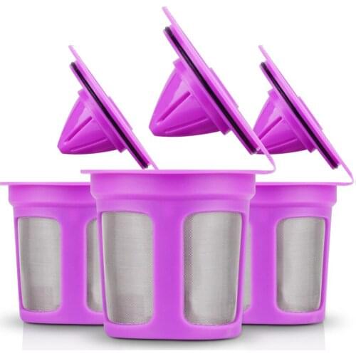 RECAPS 3pcs/pack Refillable Reusable Coffee Capsule K-cup k cup Filter for Keurig Machine 2.0 & 1.0 Brewers