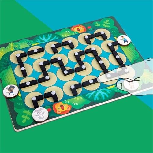 Maze Game Strategy Board Game Explore The Route Family Party Table Activity Children Logical Thinking Early Learning Education