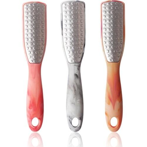 1pc Marble Durable Foot Rasp File Professional Foot File Dual Sided Hard Dead Skin Callus Remover Pedicure Rasp Nail Art Tools