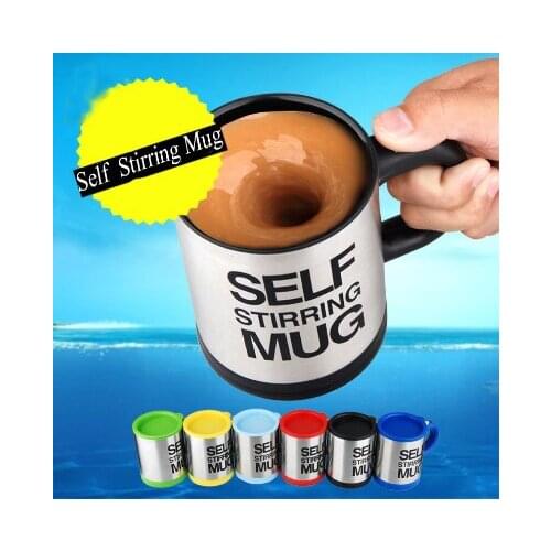 Drinkware 400ml Mugs Automatic Electric Lazy Self Stirring Mug Cup Coffee Milk Mixing Mug Smart Stainless Steel Mix Cup