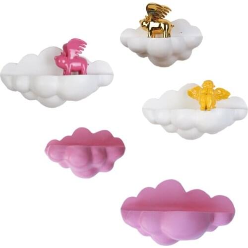 Simple 3D Cloud Wall Decoration Childrens Room Decoration Mediterranean Restaurant Shelf Sculpture