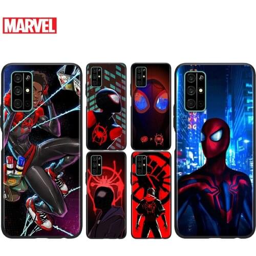 Silicone Cover Super Hero Marvel Avengers Spider-Man For Honor V30 View 20 V20 30i 30S 30 20S 20E 20i 20 Lite Pro PlusPhone Case