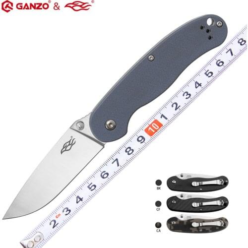 Firebird Ganzo FB727S 440C blade G10 handle 4 colors folding knife tactical knife outdoor camping EDC tool Hunting Pocket Knife