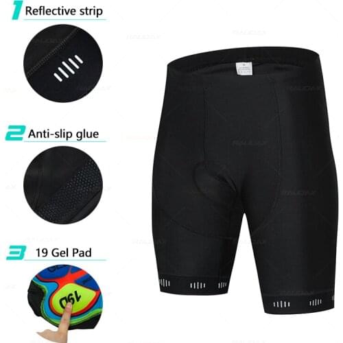 2021 Top Quality High Elasticity Cycling Shorts Summer Reflective LOGO Bike Tights MTB Ropa Ciclismo Moisture Wicking Bike Pants