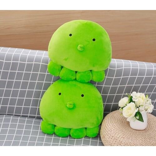 Green Octopus Dolls Devilfish Pillow Creative Soft Cushion Plush Toy Stuffed Animal Room Decor Birthday Baby Gift Sleep Toy