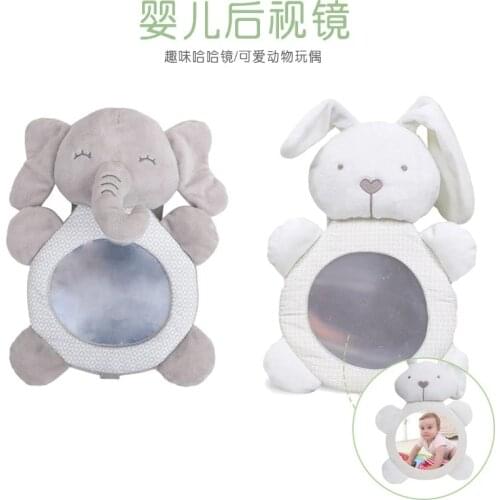 1 Pcs Adjustable Safety Car Baby Mirror Cute Baby Rear Facing Mirrors Back Seat Headrest Rearview Mirror Car Safety Kids Monitor