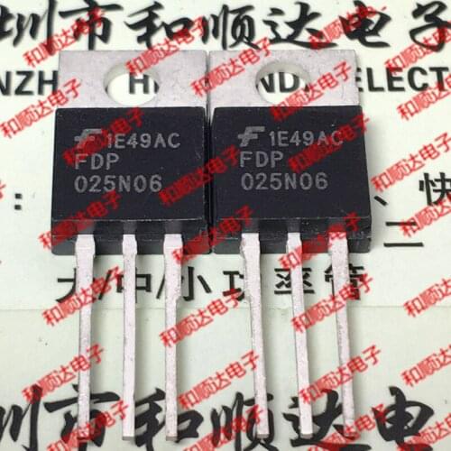 10pcs/lot FDP025N06 New Spot TO-220 60V 120A