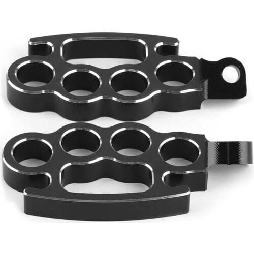 2pcs Motorcycle Footrest Knuckle Control Footrest Motorcycle Rear Pedals Accessory