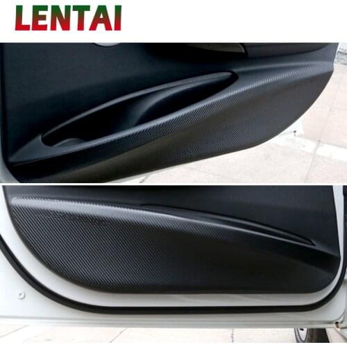 LENTAI Auto Dust Proof Door Cushion Anti Kick Pad Mat Stickers Car-styling For BMW F30 F31 3 Series M Performance Accessories