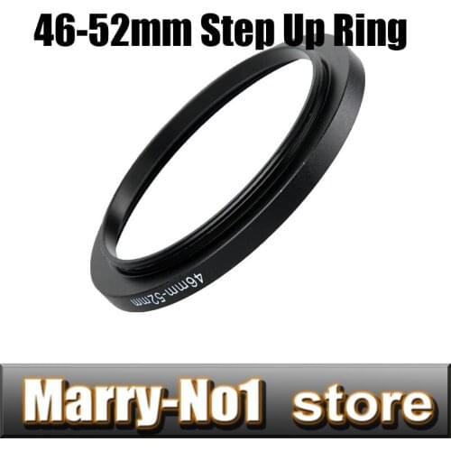Free shipping Black Step Up Filter Ring Lens Ring 46mm to 52mm 46mm -52mm 46-52mm