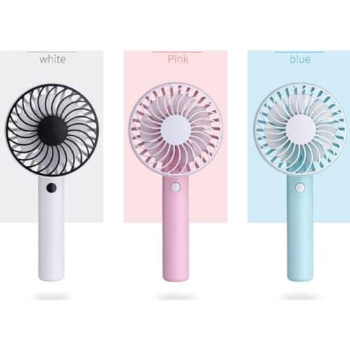 Handheld Battery Operated Fan With 7 Blades 3 Speeds USB Chargin Low Nois Mini Fan Silent Fan Electric Hand Fan Portable