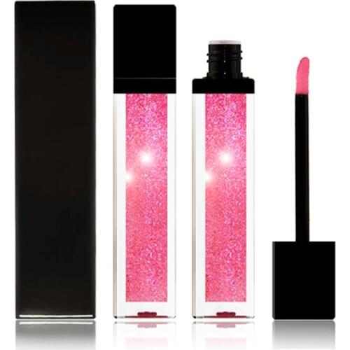 21 Colors Shimmer Metalic Glossy Lipgloss Long Lasting Moisturizing Liquid Lipstick With Your Private Label Logo Custom Cosmetic