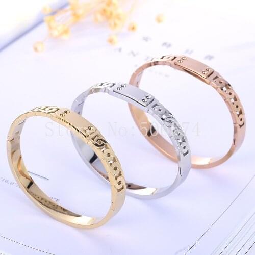 Top Quality Charm Famous Brand Jewelry titanium Cuff Carter Bracelets Bangles Stainless Steel Bracelets For Women lover gift