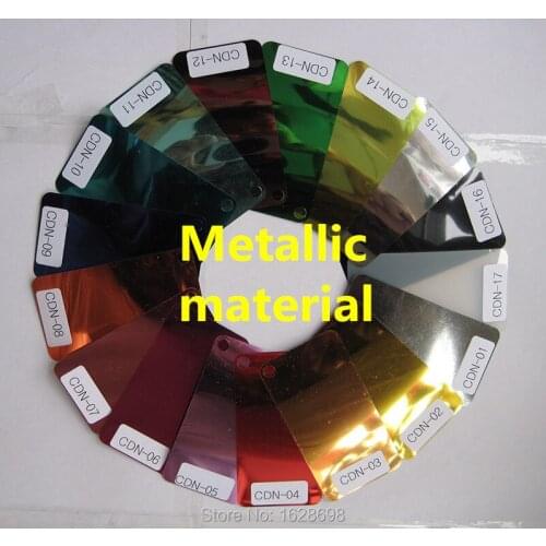CDN-03 copper color metal transfer vinyl, heat transfer metal pu metal film for garments with size:50X100CM