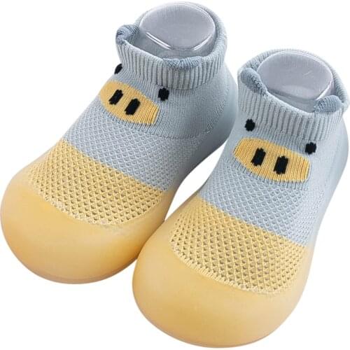 TELOTUNY Baby Socks Shoes 2021 Summer Children Baby Girls Boys Cartoon Indoor Slipper Socks Shoes Cotton Non-slip Floor Socks