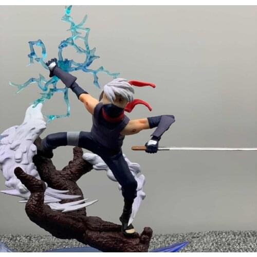 25CM Shippūden anime figure Hatake Kakashi white face and red face PVC action figure collection model toys gifts