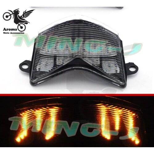 Brand professional Modified accessories moto smoke lens for Kawasaki ZX-6R 2005 2006 636 ZX-10R 2006 2007 motorcycle tail light